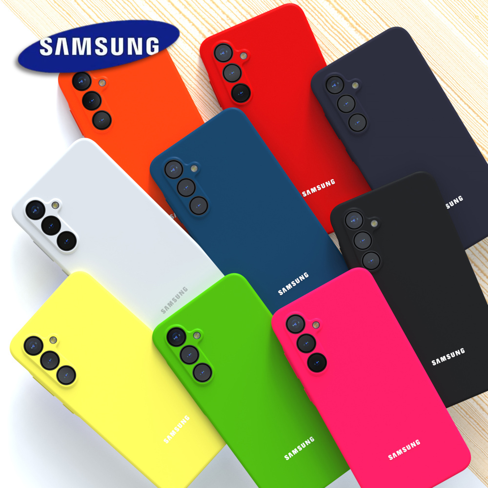 For Samsung Galaxy A17 A55 A35 A15 A56 A36 A16 A53 A54 A52 Case Liquid Silicone Phone Back Cover for S26 S25 S24 S23 S22 Shell