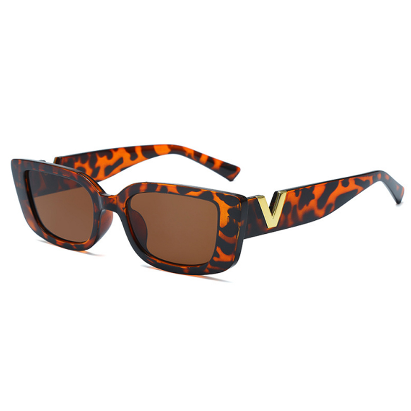 Moda retângulo óculos de sol feminino marca luxo vintage pequeno quadro óculos de sol senhoras clássico preto quadrado óculos oculos