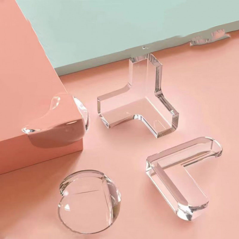 Protector de silicona de seguridad para niños y bebés, cubierta protectora de borde de esquina de la Mesa, protectores de bordes anticolisión, 4 Uds./10 Uds.