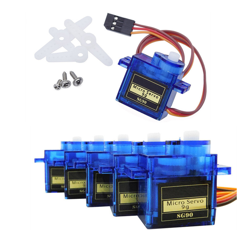 3/5/10/20 шт. аналоговый микро сервомотор Arduino SG90 9G для радиоуправляемой машины, игрушечного самолета, вертолета с неподвижным крылом, моделей самолетов 180 360