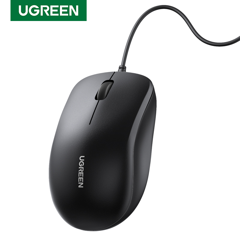 UGREEN-Souris filaire USB avec design ergonomique, 1200 ug I, 3 boutons, lapmédication et PC