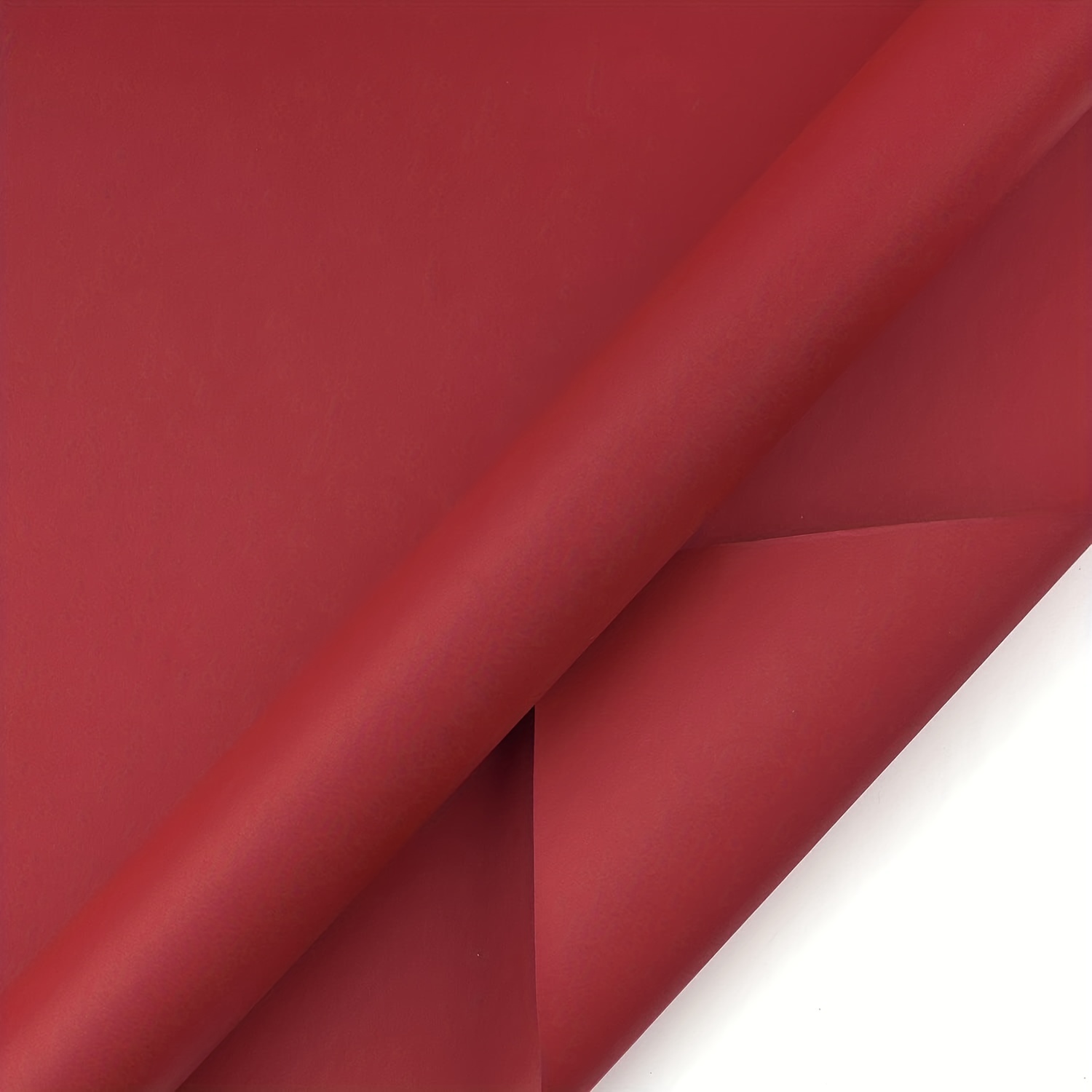 1 Recyclable Red Kraft Paper Roll -Ideal for Crafting, Wrapping, Packing & Floor Covering - High-Quality