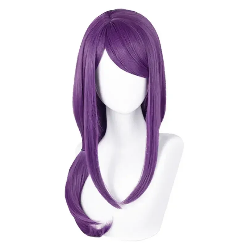Peluca de anime Cosplay Kamishiro Rize Cosplay peluca 70 cm púrpura mujeres pelucas de anime pelucas sintéticas resistentes al calor