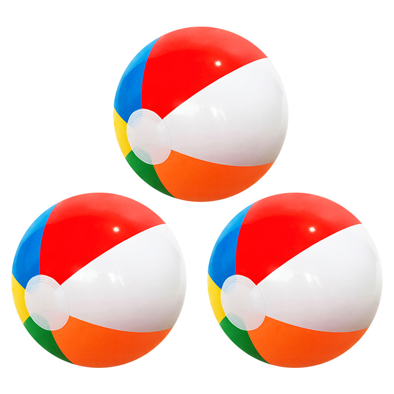 3-teiliger aufblasbarer Wasserball, bunte Luftballons, Schwimmbad, Party, Wasserspiel, Strand, Sportball, lustiges Spielzeug für Kinder