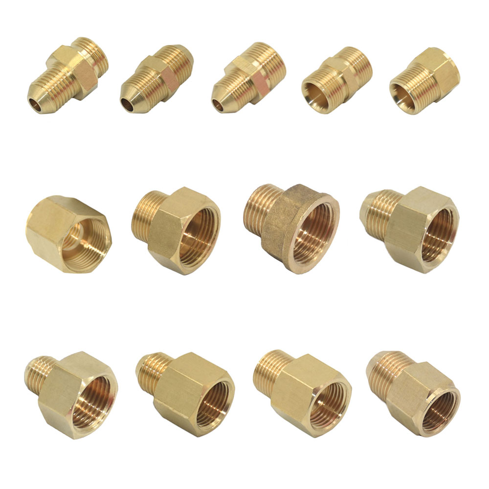 Latón 3/8 1/2 3/4 pulgadas a M22 M18 M14 conector de rosca hembra macho reparación de grifo de agua extender adaptador de tubo de baño de cocina