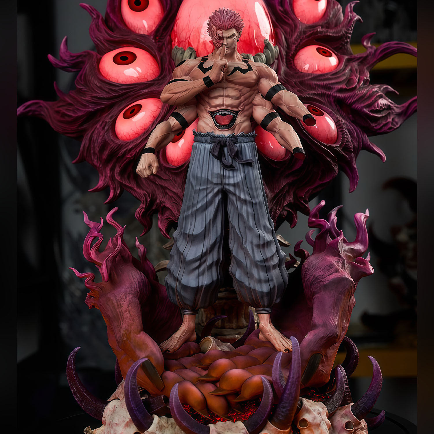 ฟิกเกอร์ริโยเม็น ซุคุนะ ของสะสมจากเรื่องจูจุตสึ ไคเซ็น รุ่นใหม่สุดฮิต วัสดุ PVC ของตกแต่งห้อง ตุ๊กตา ของเล่น ของขวัญคริสต์มาส