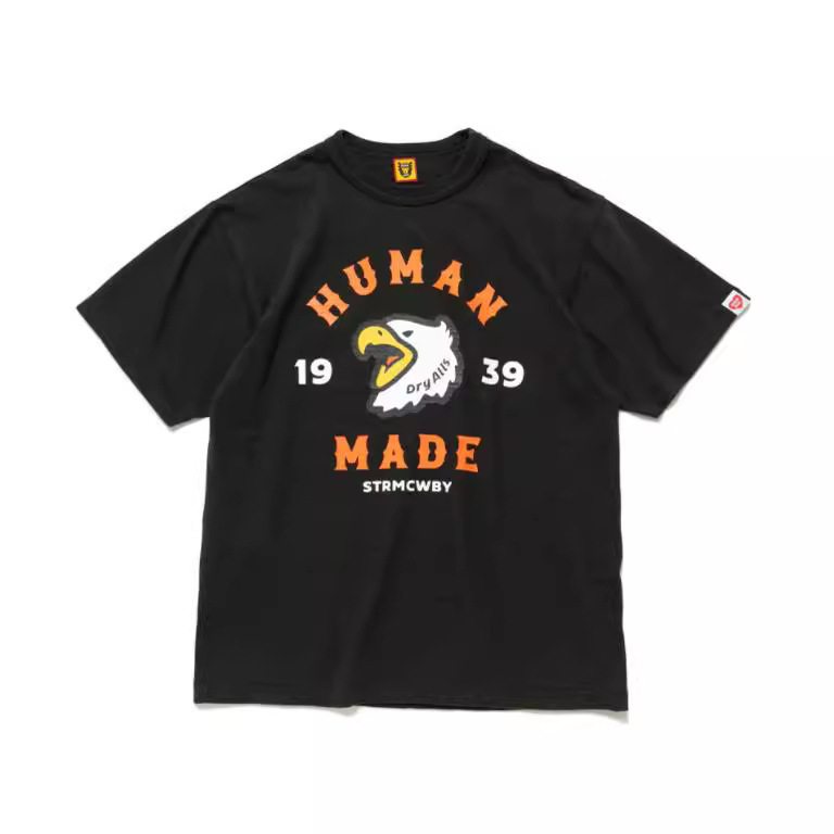 Новая футболка HUMAN MADE 2026 с принтом Love, японский модный бренд, высококачественный бамбуковый хлопок, мужская и женская, с коротким рукавом