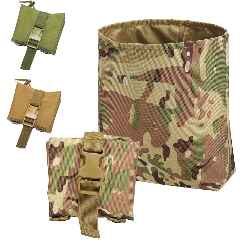 Nova Bolsa de Cintura Dobrável Molle para Carregadores, Acessório EDC para Acampamento e Caça ao Ar Livre