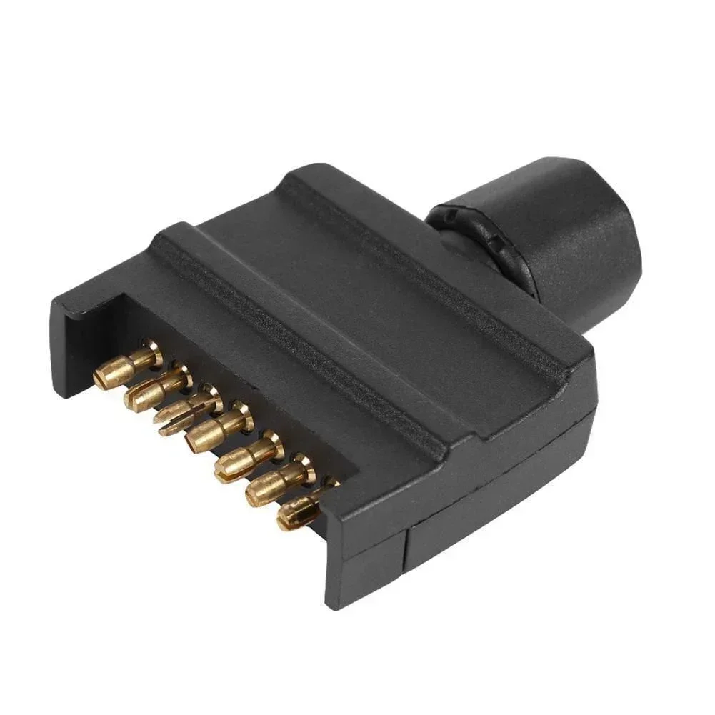 7-poliger Flachstecker, männlicher Stecker, australischer Standard, Boot, Wohnwagen, Adapter, Stecker, Steckdose, flacher Anhängerstecker, männliche Buchse