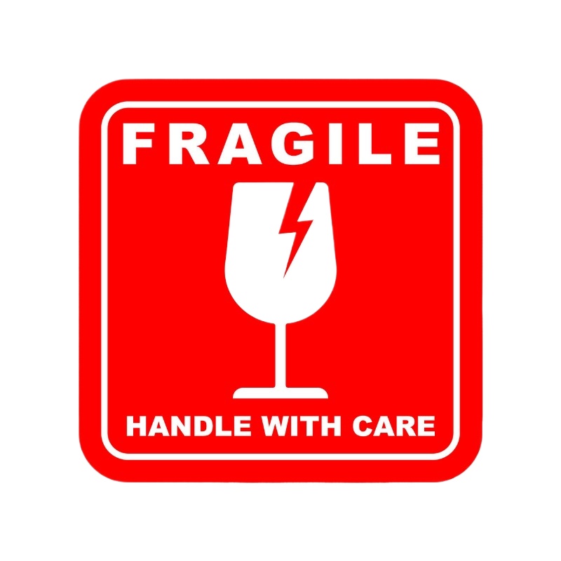 Car Decal Stickers High-quality Vinyl Stickers for Fragile Handle Care 13CM PVC KK