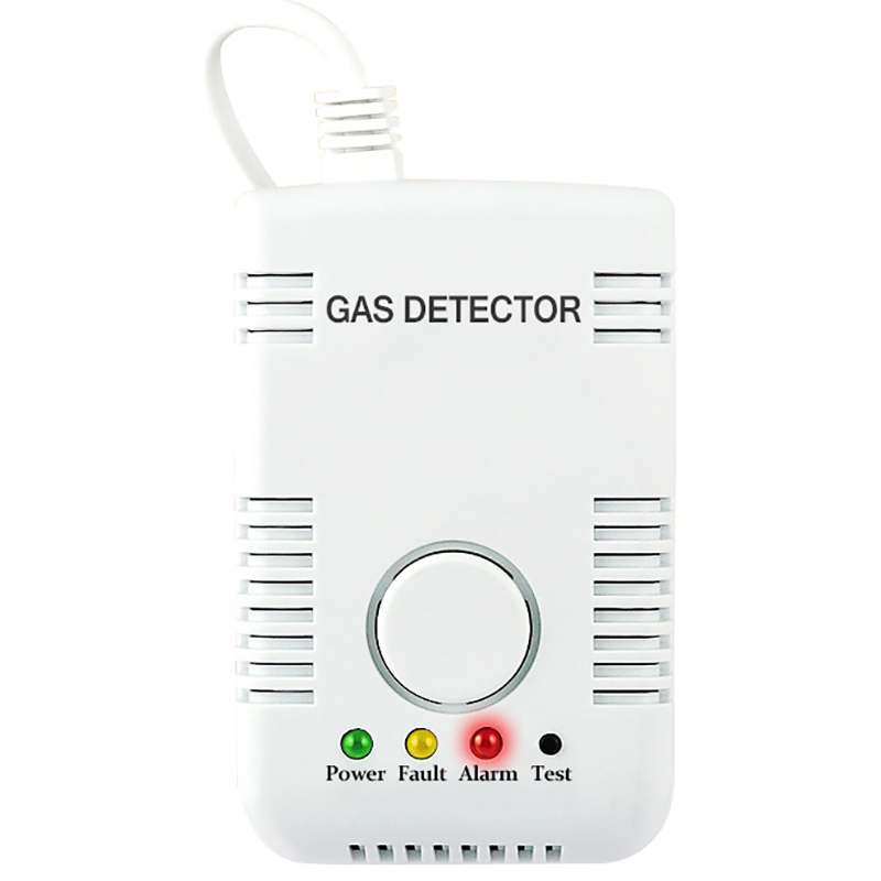 Sensore di allarme per perdite di gas Avviso metano GPL Rilevatore di gas naturale Monitoraggio delle perdite di combustibili per la sicurezza domestica intelligente