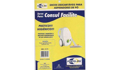 FACILITE P/ CONSUL ASPIRATOR BAG PORTO-PEL - 3 UNITS (COD. 2179)