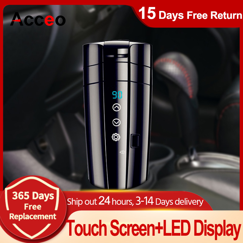 Taza de termo de vacío Stanley para coche, hervidor eléctrico portátil de acero inoxidable, 12V, Circulación de temperatura constante, calefacción