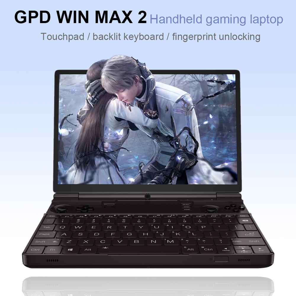 GPD WIN MAX 2 10,1-дюймовый портативный мини-ноутбук AMD AI 9 HX 370, 64 ГБ ОЗУ, 2 ТБ SSD LPDDR5, сверхпортативный компьютер для бизнеса