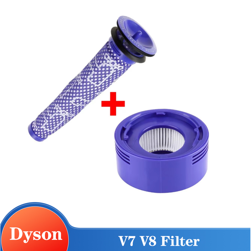 Kit de prefiltro + posfiltro HEPA para accesorios de prefiltro y postfiltro de repuesto para aspiradora Dyson V7 V8