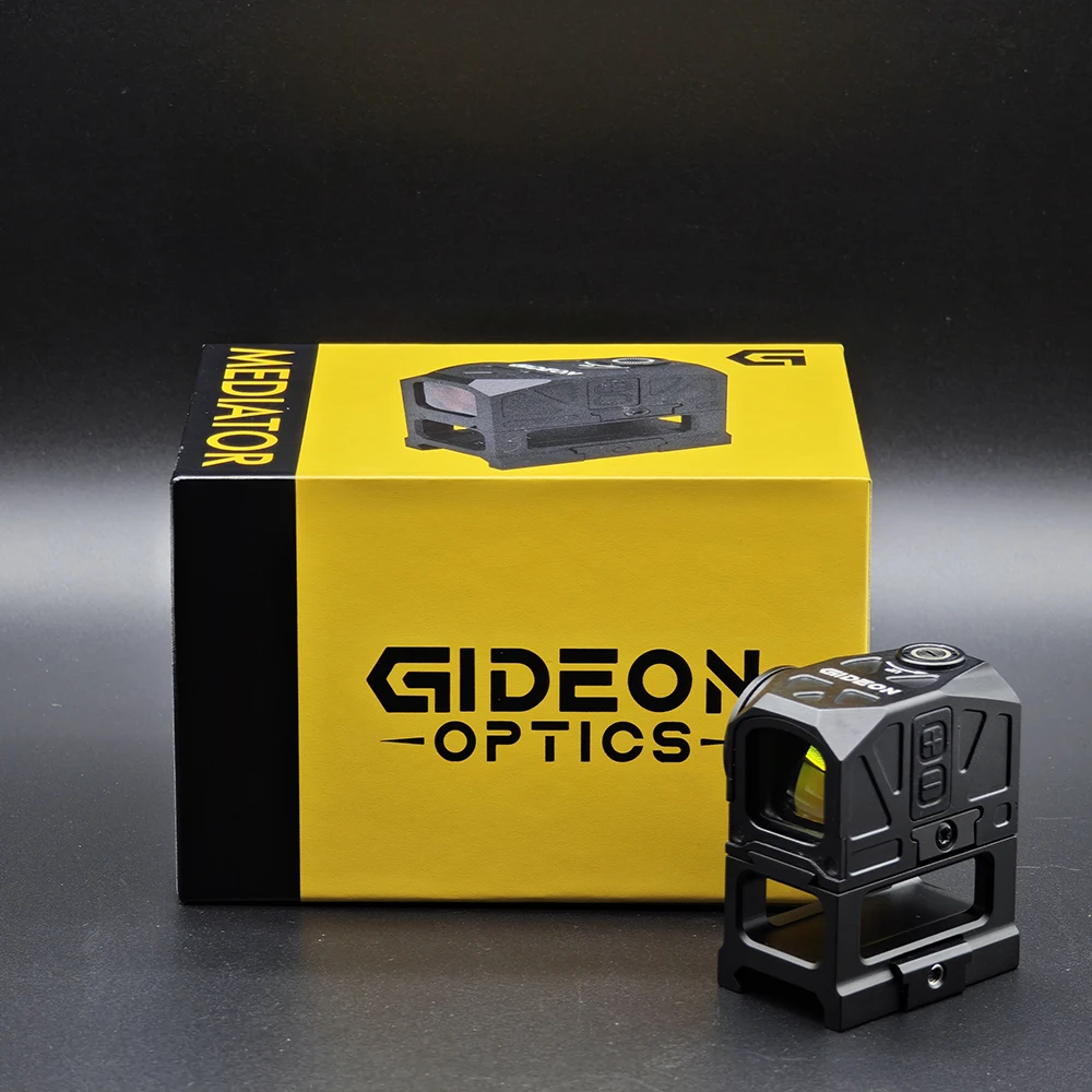 Gideon Optics Mediator Red Dot Multi-Reticle Sight 16mm Reflex Sight for Hunting
