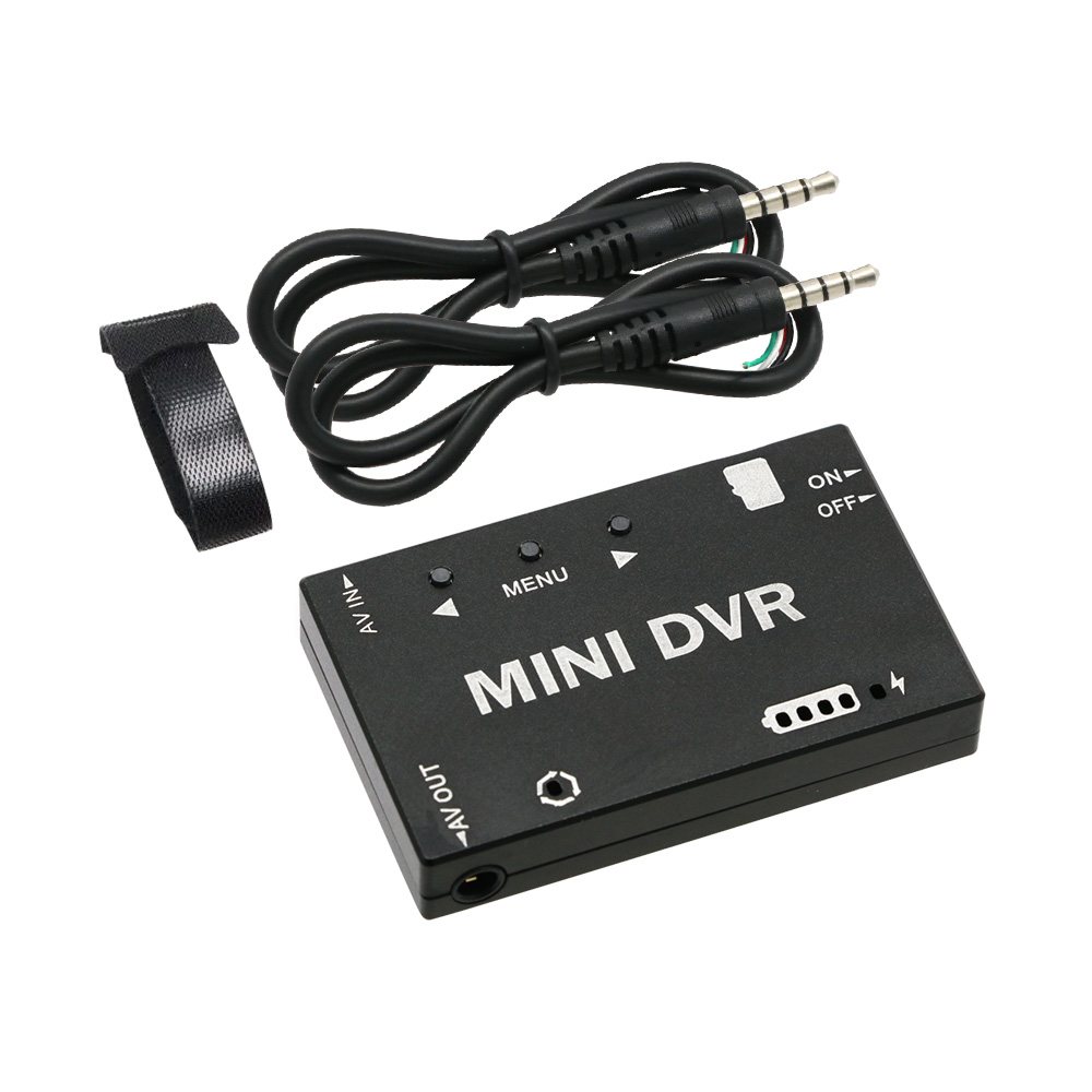 Registratore FPV Mini DVR con Modulo NTSC/PAL Commutabile, Batteria Integrata, Registratore Video Audio FPV per Modelli RC e Droni da Corsa FPV