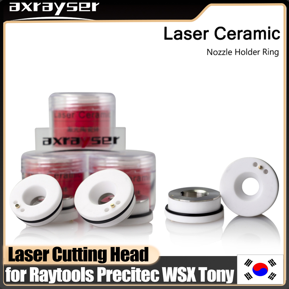 섬유 절단기 용 레이저 세라믹 링 D28 32mm 노즐 홀더 OEM Precitec-KTXB Raytools-3D WSX-Mini TONY Bodor HANS 헤드