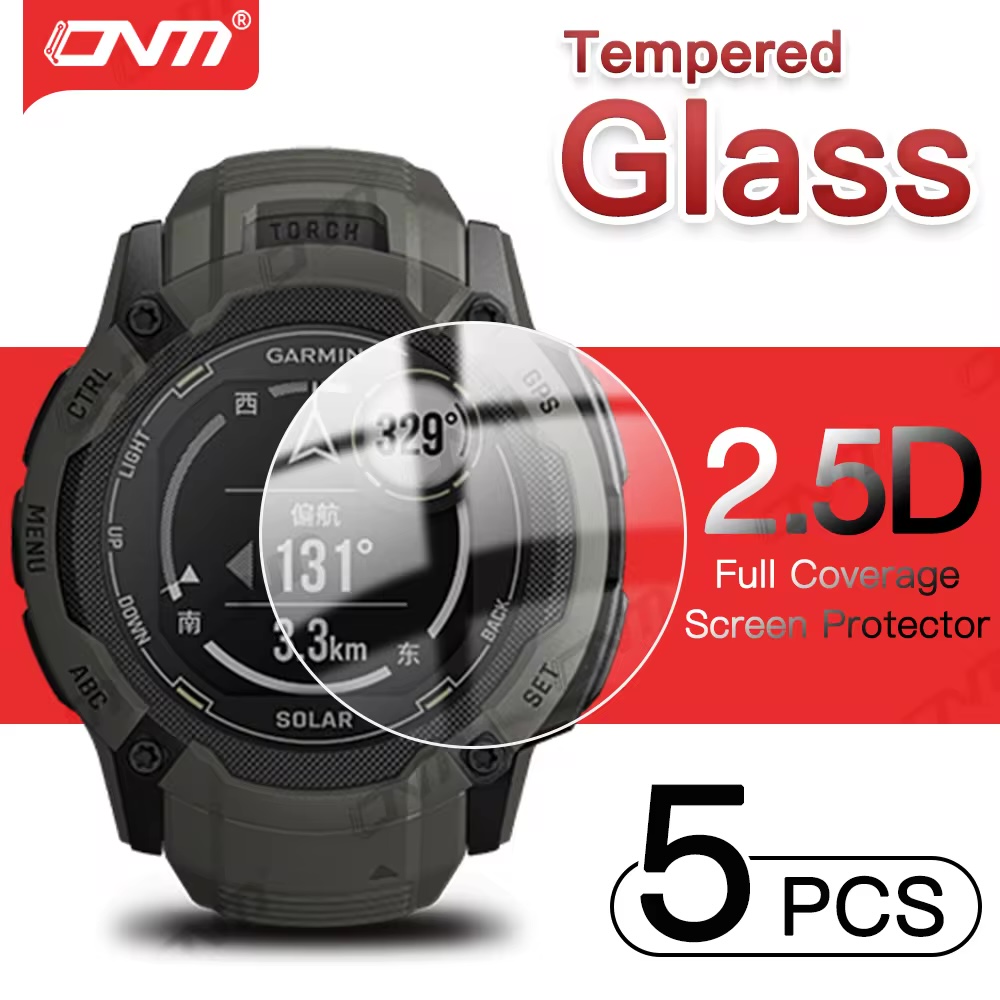 Vidrio templado 9H para Garmin instinto 2X Protector de pantalla Solar vidrio templado HD accesorios de película de protección antiarañazos