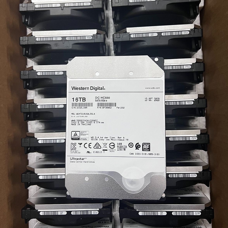 Dla WD 16TB hc550 WUH 721816 Dysk twardy ALE6L4 klasy korporacyjnej Mechaniczny dysk twardy 16Tb SATA3