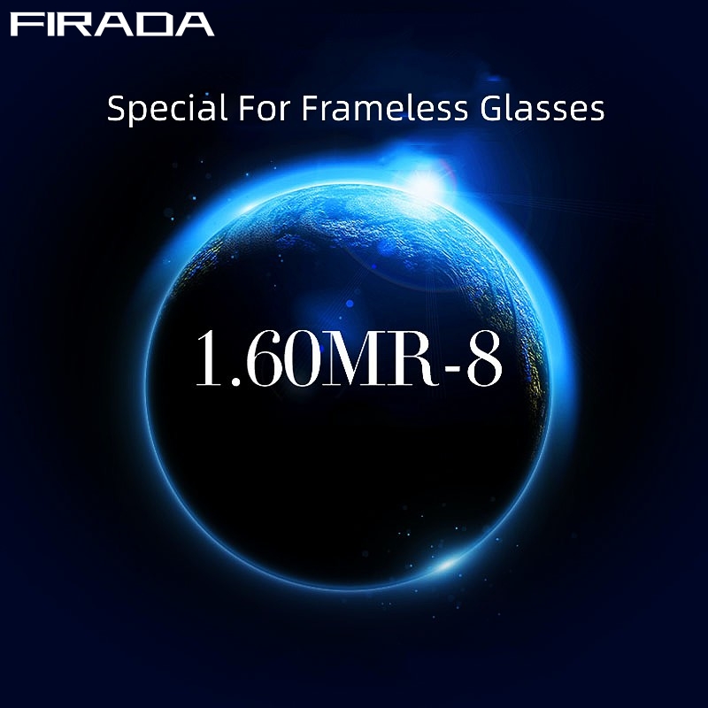 Оптические безрамочные линзы FIRADA 1,61 для чтения при близорукости с защитой от царапин и защитой UV400