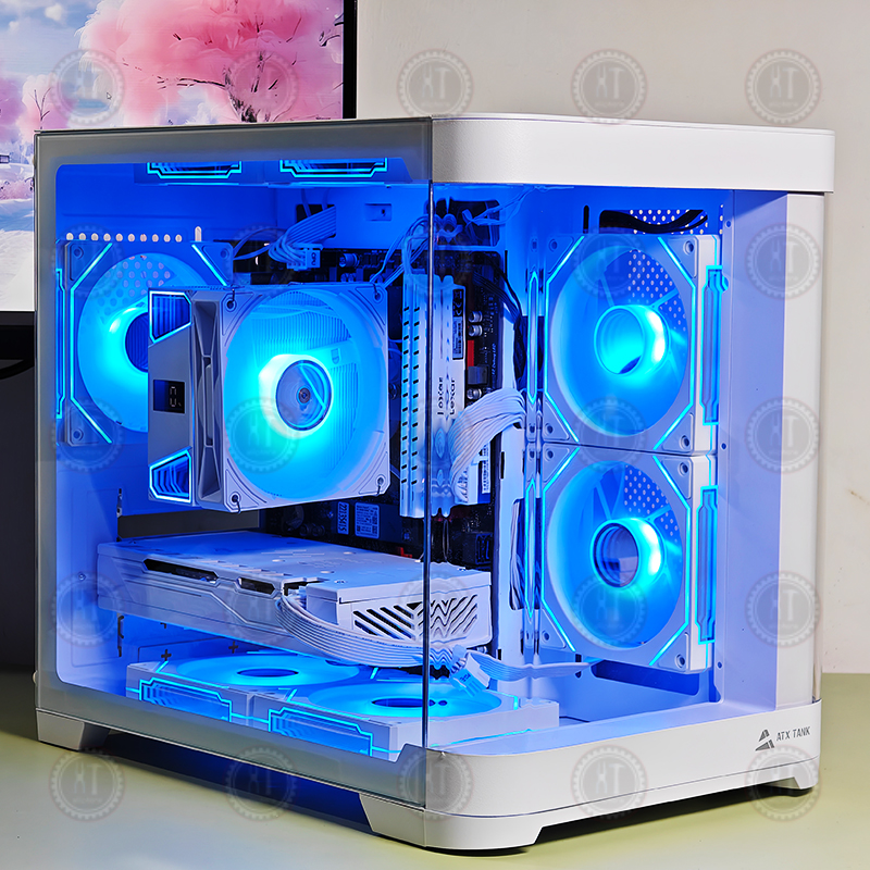Intel I5 12400 F RTX3060 12G DDR4 RGB H610 Материнская плата Полный игровой ПК CUSTOM Компьютерный набор оборудования Настольные компьютеры Оптовая сборка ПК