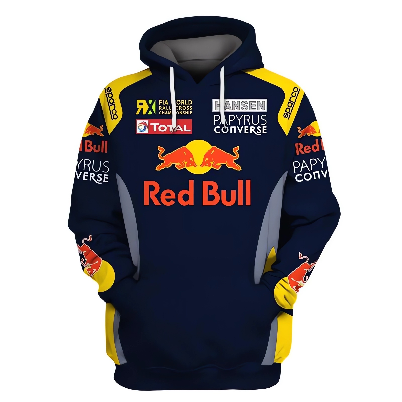 2025 nova primavera e outono red bull hoodie rua moda 3d impresso pulôver masculino ao ar livre terno de corrida