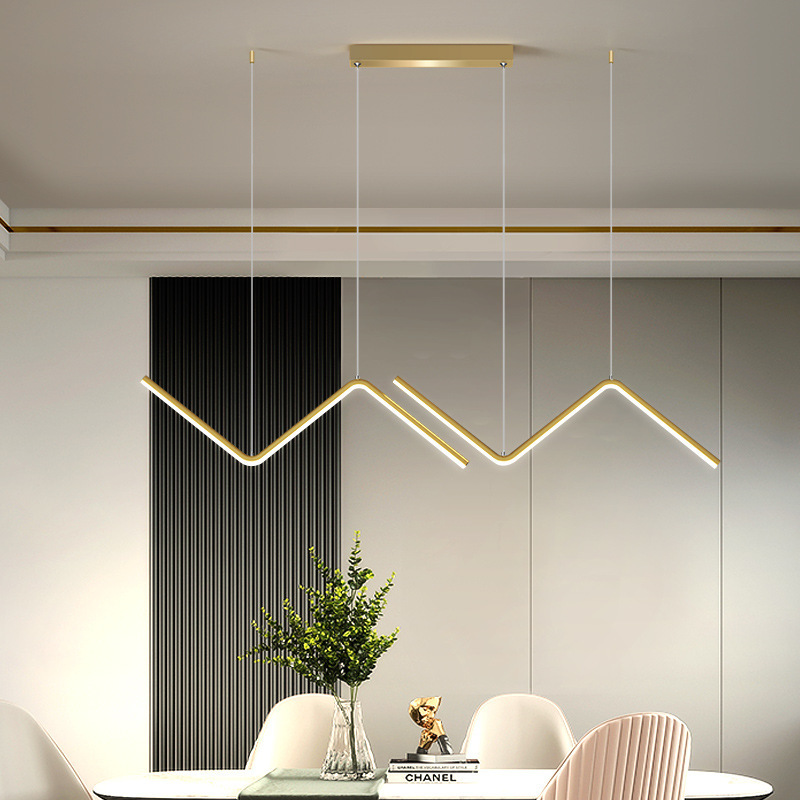 Alumínio Jantar Lâmpada Pingente, Design Criativo Sense, Modern Minimalista Restaurante Lâmpada Pingente, Nordic Minimalista Linha