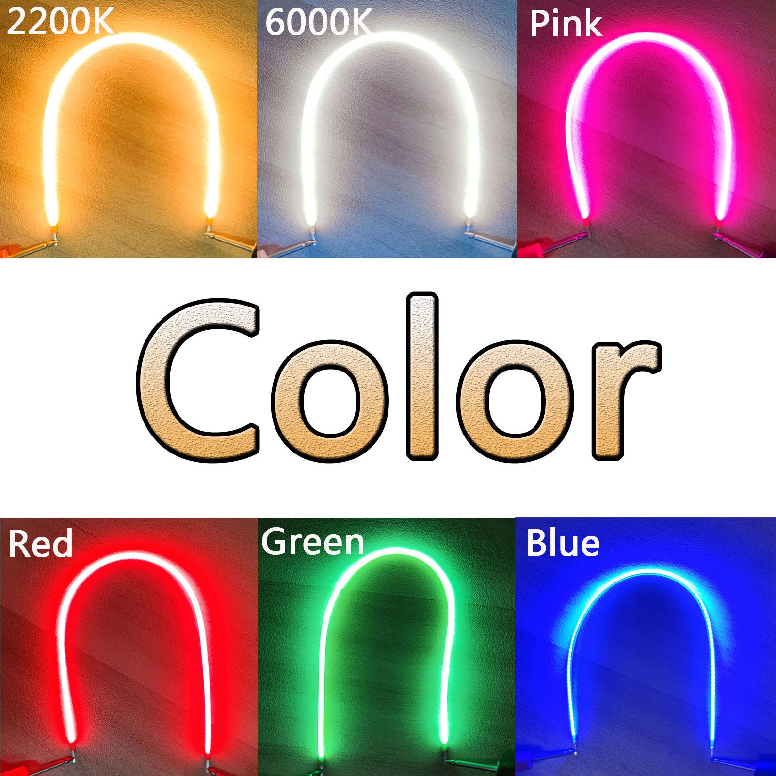 80mm 130mm 300mm DC3V LED Filament Retro Edison Birne Filament Lampe Teile COB LED Diode Flexible Filament für DIY Dekorative Lampe