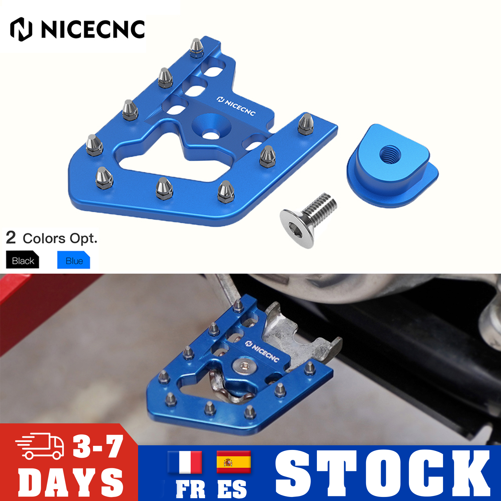 Наконечник рычага педали тормоза NICECNC ATV для YAMAHA RAPTOR 700 2013-2023 700R 2016-2023 700R SPECIAL EDITION 2013-2016 2018-2023