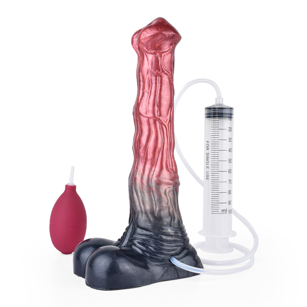SMMQ Realistische Paard Penis Dikke Spuitende Dildo Met Zuignap G-Spot Stimulerende Anale Plug Seksspeeltje Voor Vrouwen mannen