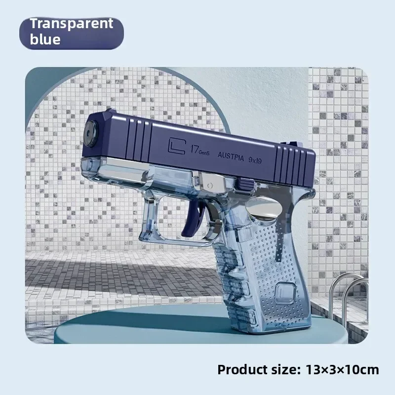 Quente mini águia do deserto mecânica pistola de água de disparo contínuo pequena pistola verão ao ar livre praia pobre brinquedo atirar arma de água para crianças