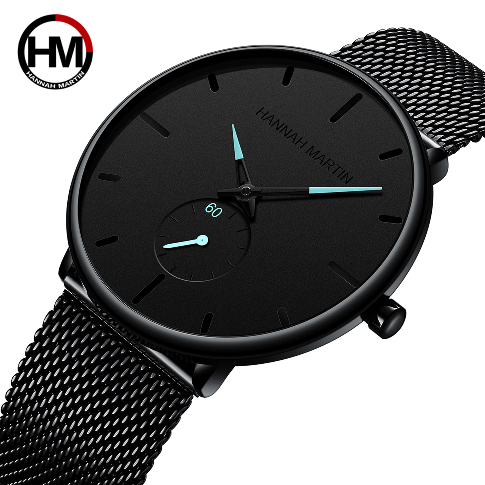 Livraison directe mode conception Simple étanche en acier inoxydable maille petit cadran hommes montres haut de gamme de luxe Quartz Relogio Masculino