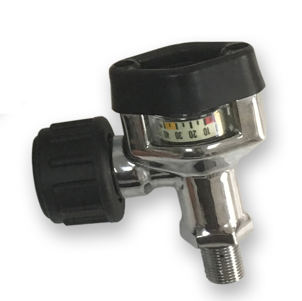 Acecare-Válvula de calibre grande 30Mpa, válvula de calibre grande M18 * 1,5 para cilindro de fibra de carbono