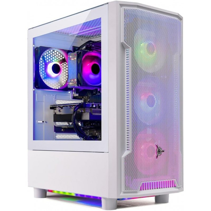 ArchangelゲーミングPC、i3 12100F 3.3GHz、ARC B580 12GB、1TB NVMe SSD、16GB DDR5 RAM 6000、650W Gold PSU