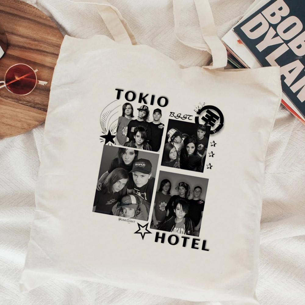 Tokio-Bolsa de yute personalizada para Hotel, bolso de compras, de tela, ecobag