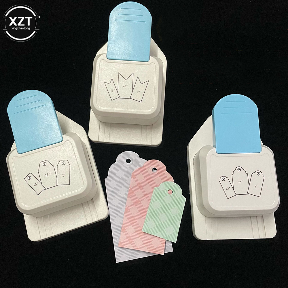 Nuevo perforador de etiquetas 3 en 1, cortador redondeador de esquinas, perforador de etiquetas de papel para tarjetas de álbum de recortes, suministros para hacer tarjetas fotográficas