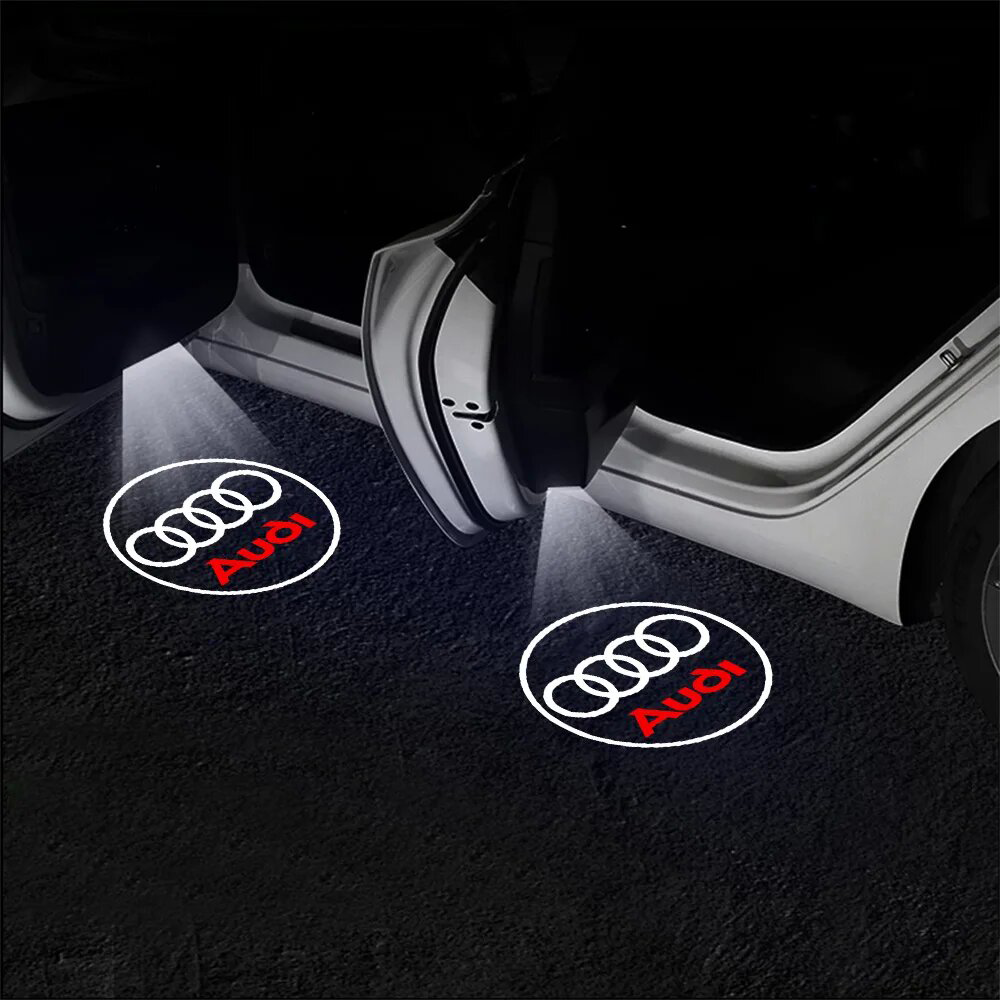 2 шт., лазерная лампа для проектора с логотипом двери автомобиля для Audi Sline S3 S4 S5 S6 S7 RS Quattro Q7 Q5 Q3 A4 B8 8P A3 A6 C7 A5 A6L