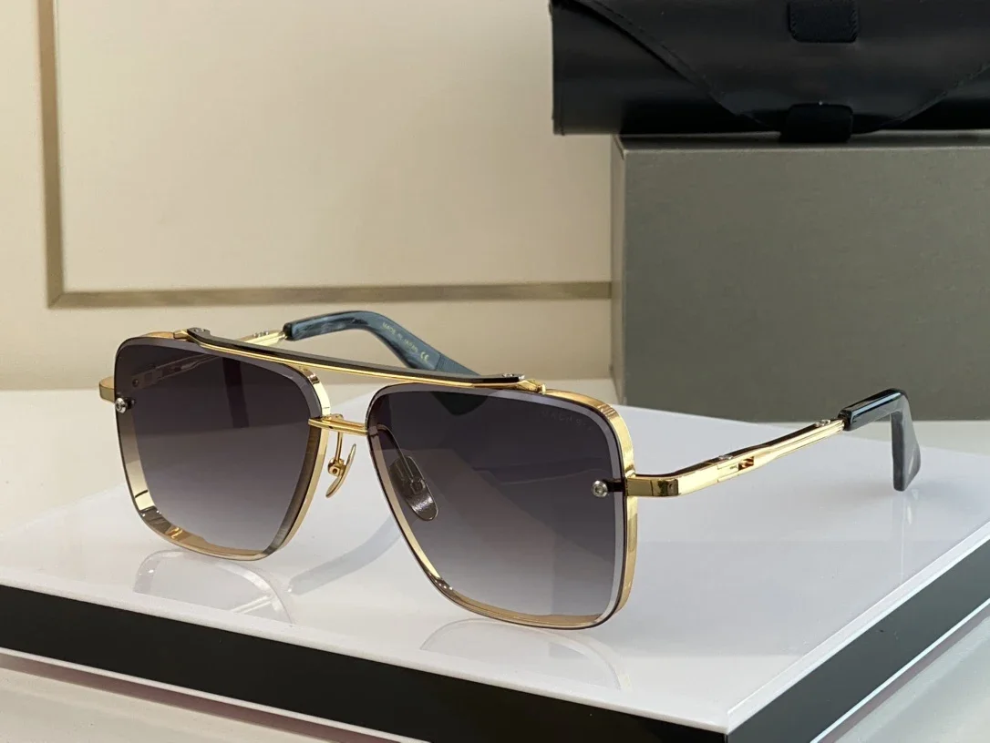 ADITA Mach six Top Hoge Kwaliteit Zonnebrillen voor Heren Titanium Stijl Modieus Design Zonnebrillen voor Dames Met Doos