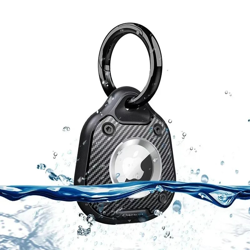 Custodia impermeabile per custodia protettiva AirTag adatta per Apple Location Tracker Airtag Key Pet Tre coperture protettive