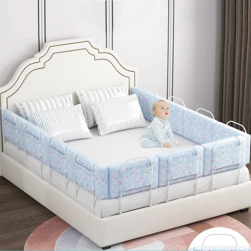 Cama recém-nascido barreira cerca cama do bebê pára-choques berço guarda ferroviário segurança ajustável corrimão da cerca das crianças do quarto cama cercadinho trilhos