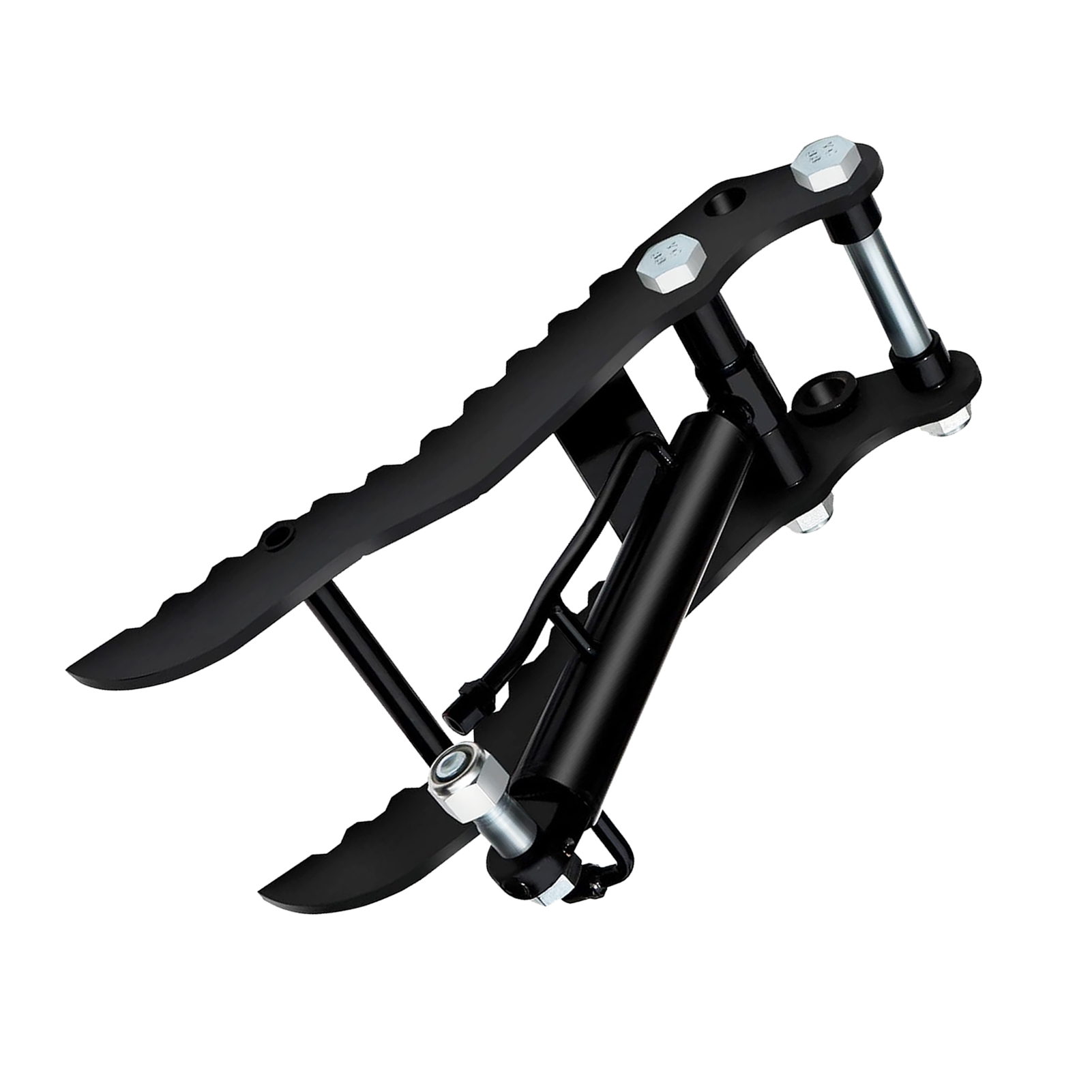 Hydraulic Thumb Clip Mn Steel Single Hole Hydraulic Thumb Clip Mini Excavator Replacement Attachment 3.46in Center Spacing