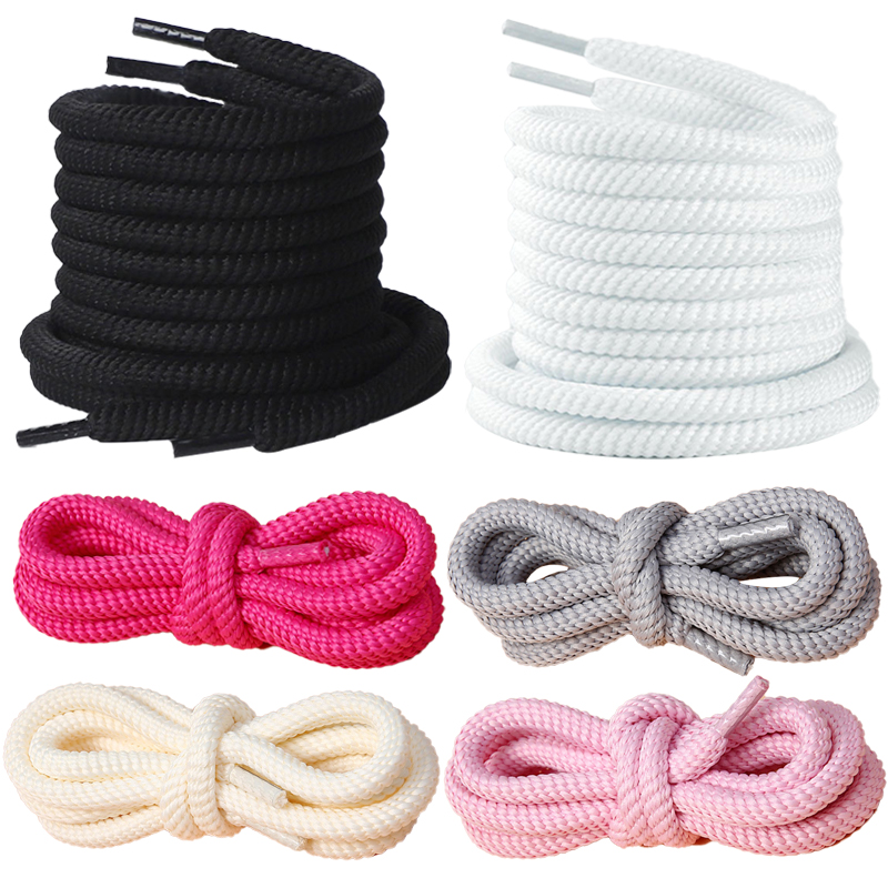 1 paar/3 paar 8 mm dikke ronde schoenveters effen kleur Hoge kwaliteit schoenveter Geschikt voor een verscheidenheid aan schoenen