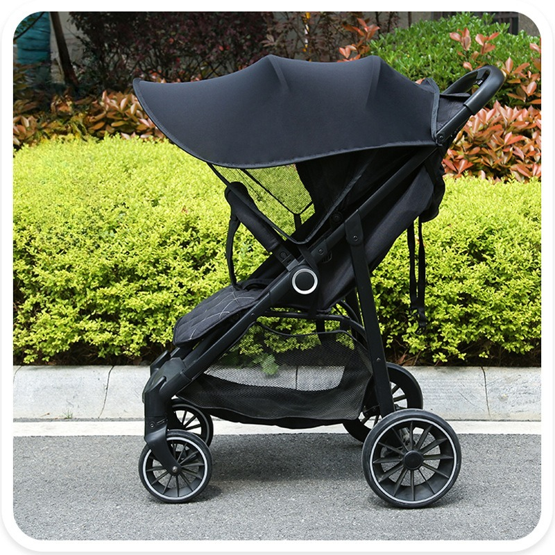 Capota Universal para Cochecito de Bebé, Protección UV, Cubierta Protectora Solar, Parasol de Dibujos Animados, Toldo Extensible, Accesorios para Cochecito de Recién Nacido de Verano