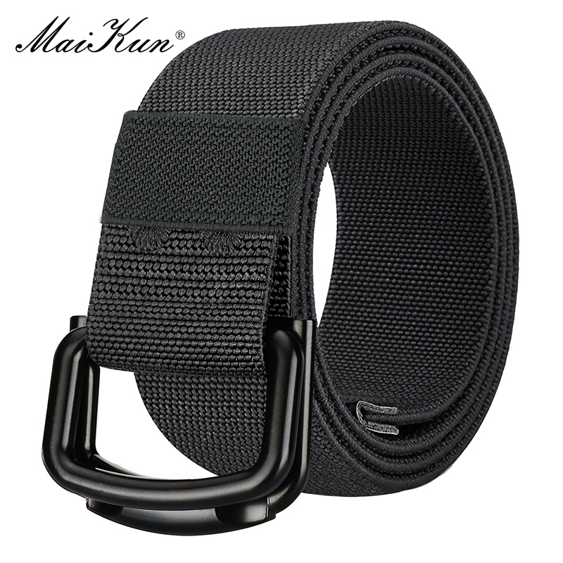 Maikun Belt Men's Canvas Belt Large Size Stretch Casual Adjustable Belt