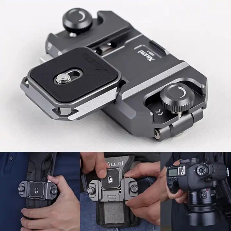 유니버설 DSLR 카메라 짐벌 아카 스위스 퀵 릴리즈 플레이트 클램프 퀵 스위치 삼각대 슬라이더 마운트 어댑터 카메라 클램프