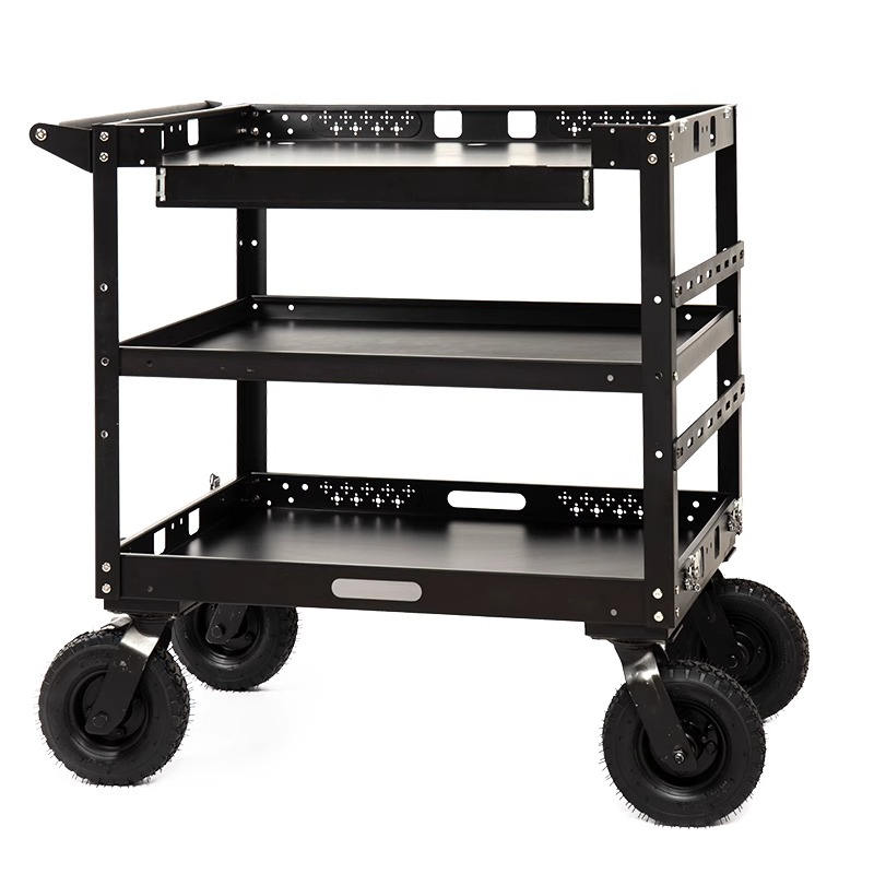 Mobile Director Car Film and Television Equipment Tool Car Monitor Crew Material Storage  Multi-layer Heavy-duty Trolley