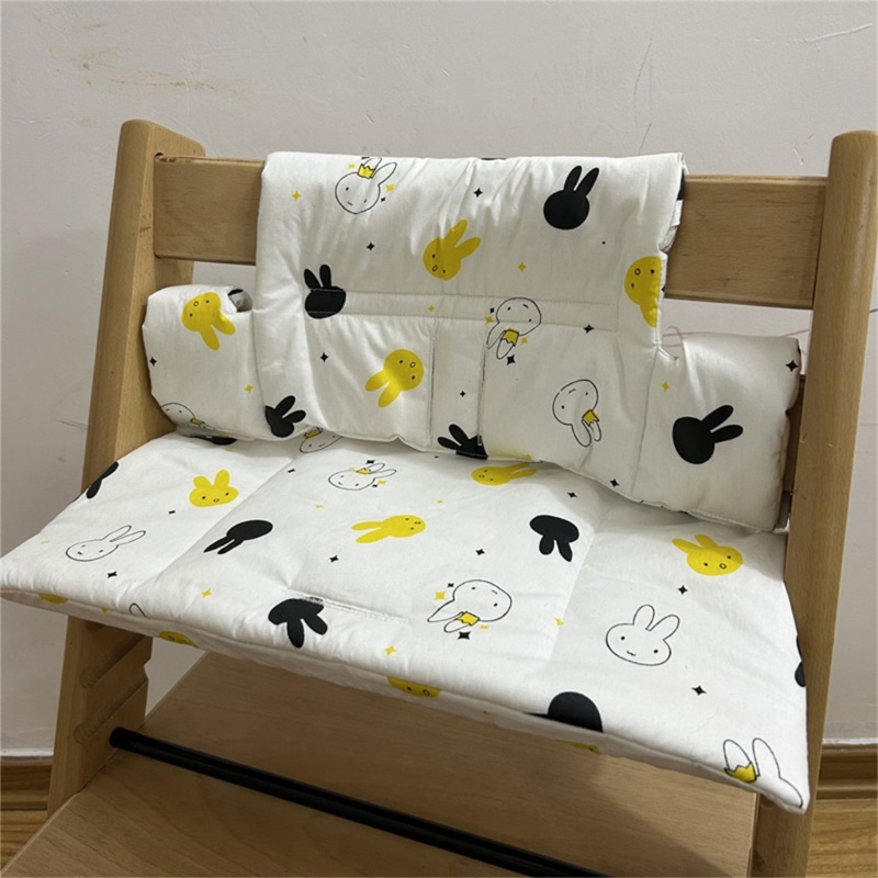 Almofada de cadeira alta lavável, suporte infantil, acessórios para alimentação do bebê