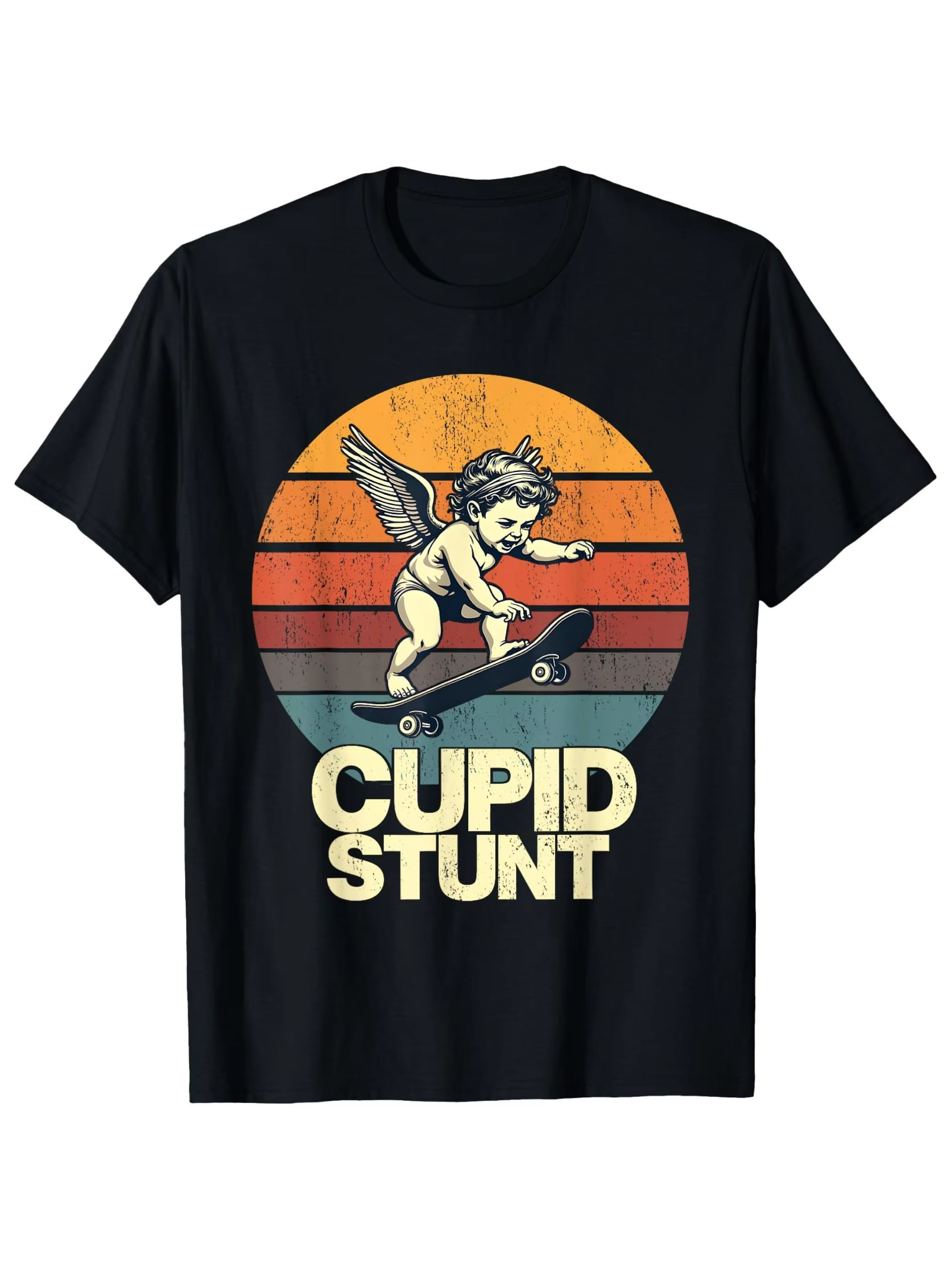 Le dernier T-shirt en pur coton pour hommes de Cupidon en 2025 est confortable de haute qualité. Il convient aux fêtes de voyage sur la plage