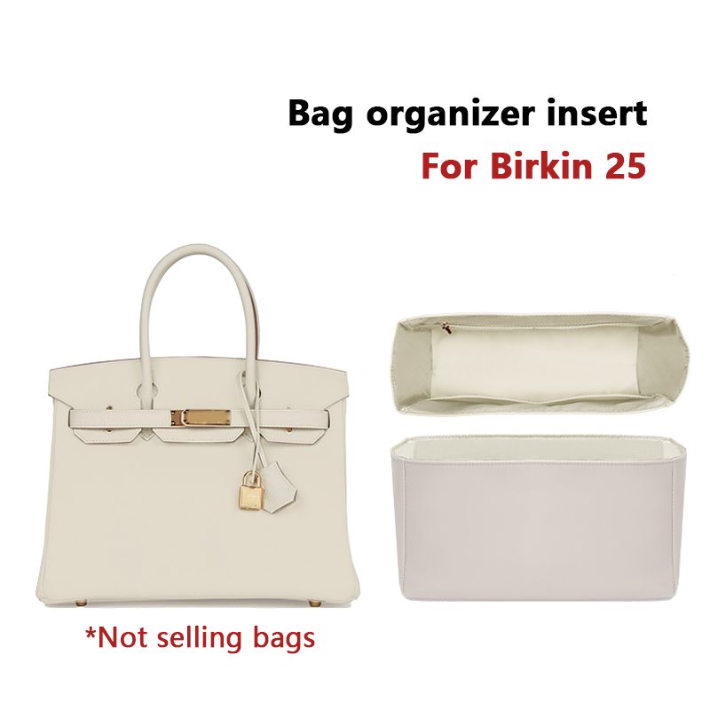 Органайзер-вкладыш для сумки Birkin 25 с поддержкой формы, для аккуратного хранения, экономит место, легкий, прочный